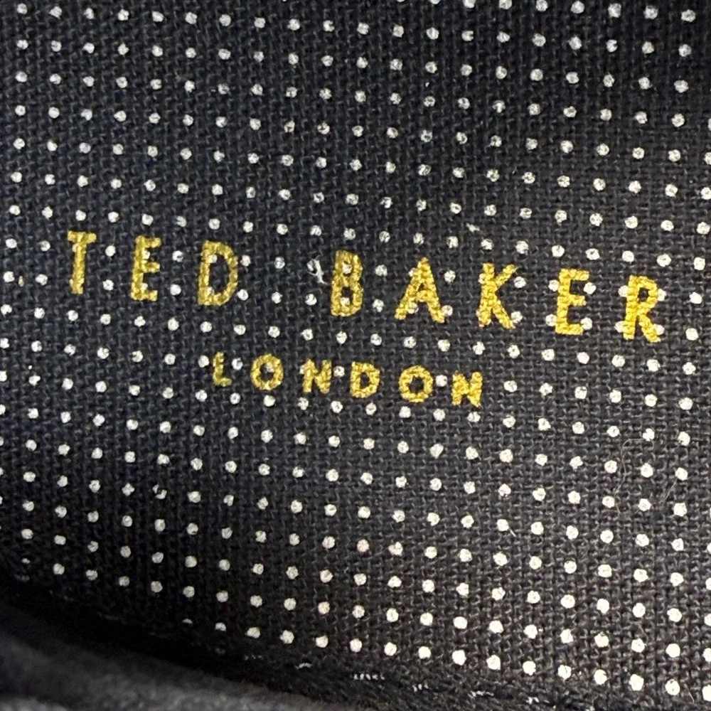 Ted Baker London Teutra 2 Mens Burgundy Suede Navy Leather Slip On Sneakers US 7